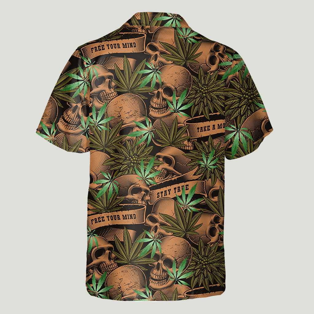 Free Your Mind - Personalized Weed Hawaiian Shirt