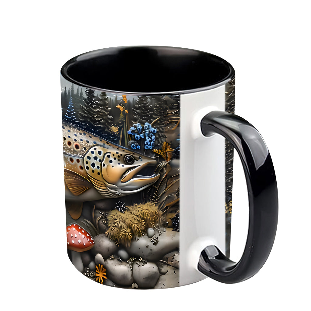 Love Fishing - Personalized Fishing Accent Mug
