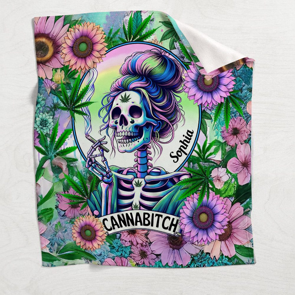 Cannabitch - Personalized Weed Blanket