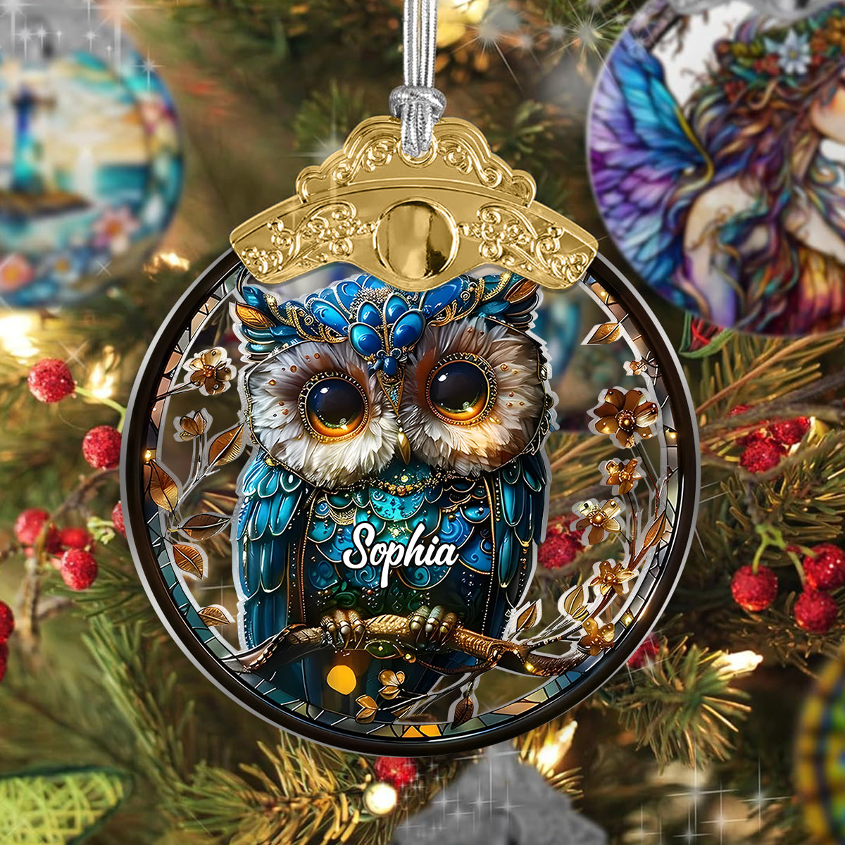 Bezaubernde Eule – Personalisierter Eulen-Vintage-Schmuck