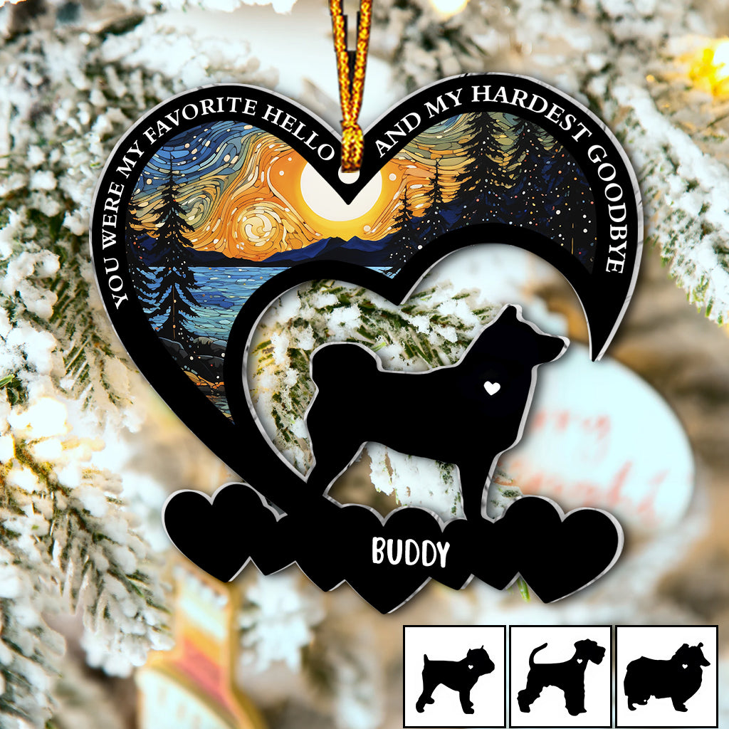 Forever In My Heart - Personalized Dog Ornament