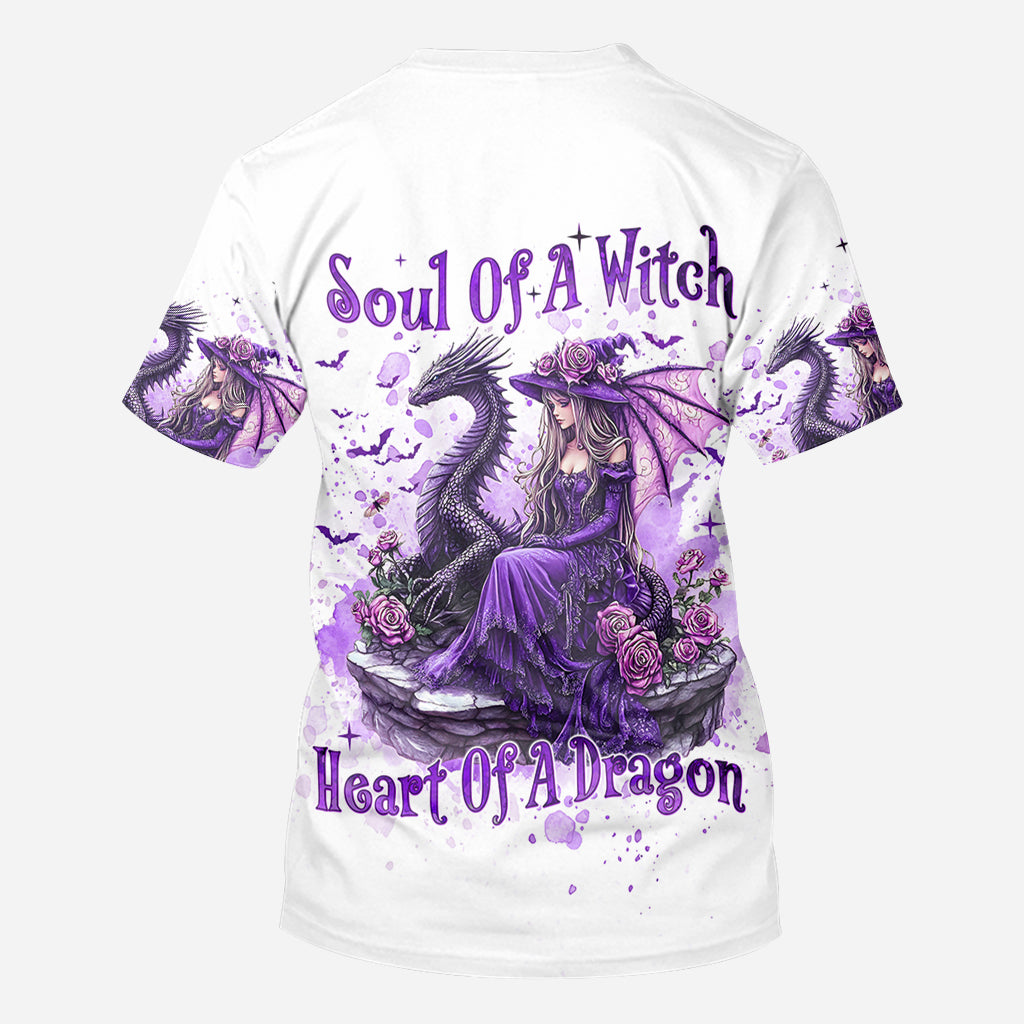 Seele einer Hexe, Herz eines Drachen – Personalisiertes Hexen-Shirt