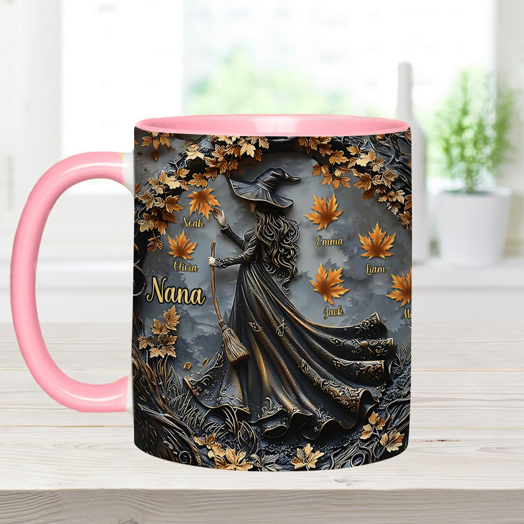 Fröhliches Halloween – personalisierte Tasse mit Oma-Akzent