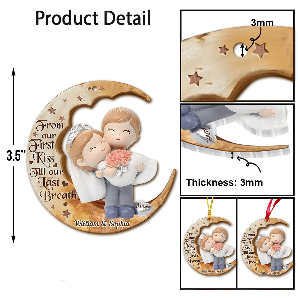 Ich liebe dich bis zum Mond – Personalisierter Paarschmuck