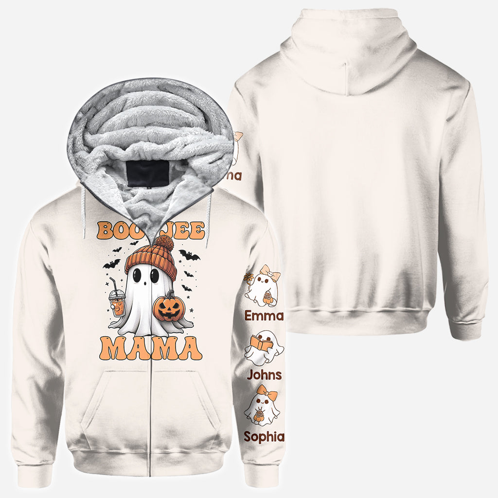 Halloween Boo Jee Mama - Personalisiertes Mutter-Shirt