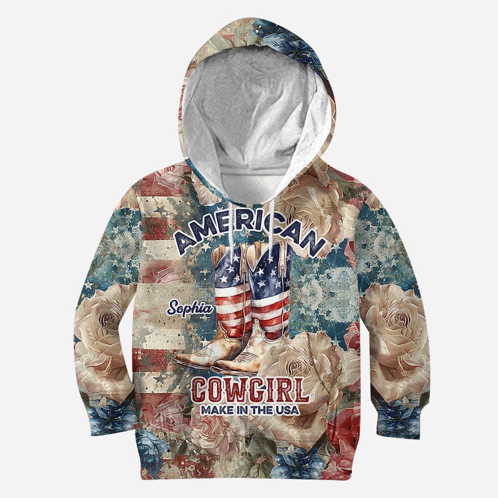 American Cowgirl - Personalized Country Girl All Over Shirt