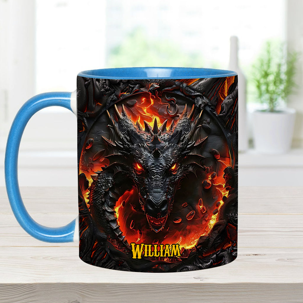 Love Dragons - Personalized Dragon Accent Mug