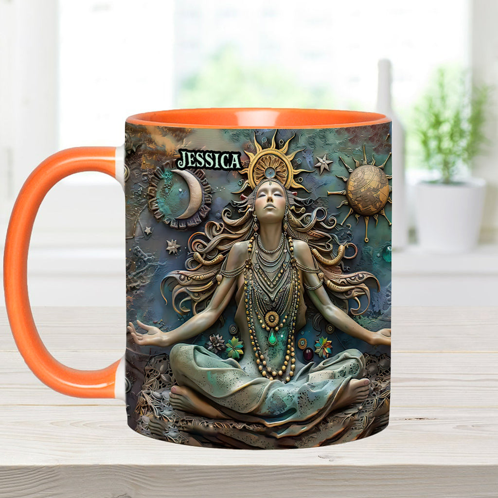 I'm Not Sugar And Spice - Personalized Yoga Accent Mug