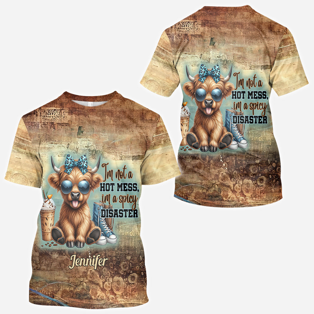 I'm Not A Hot Mess - Personalized All Over Shirt