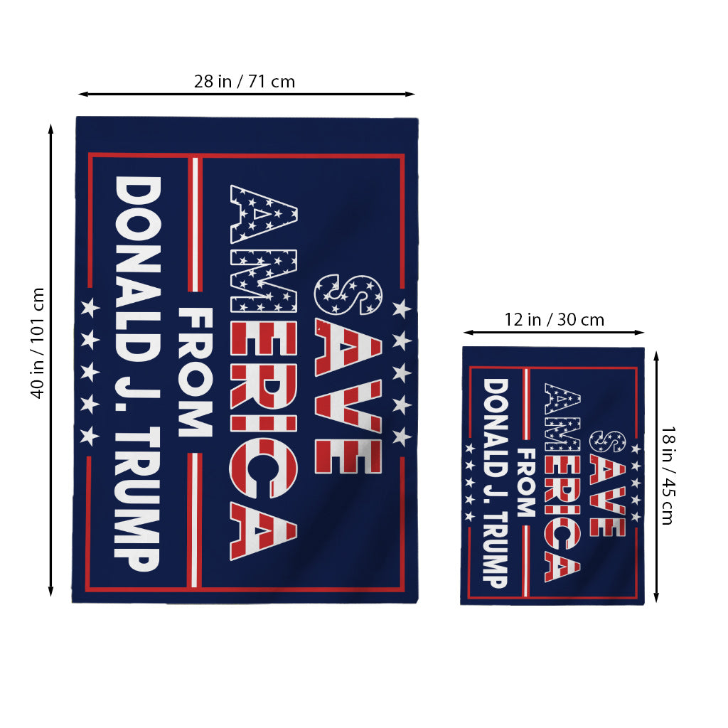 Rettet das Land – Anti-Trump-Hausflagge