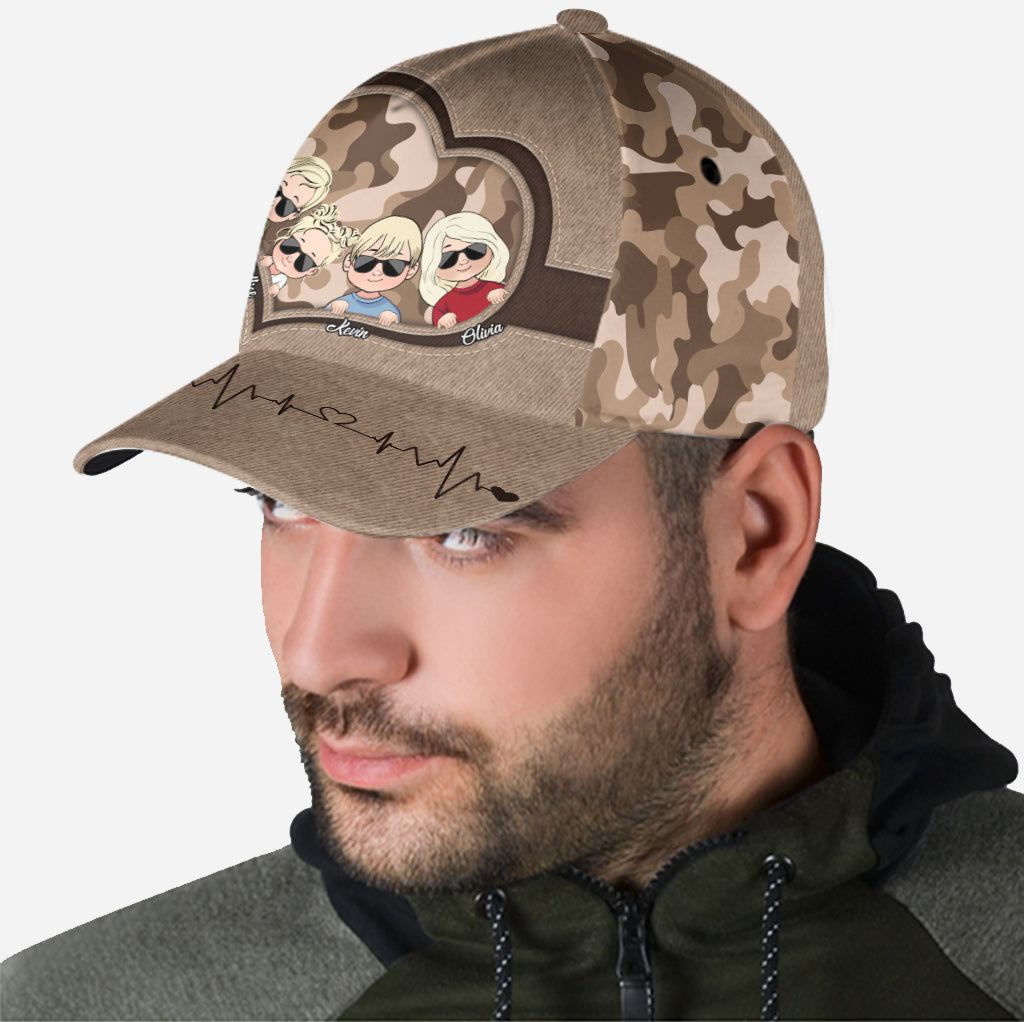 Bester Papa/Mama/Oma/Opa/Onkel... aller Zeiten – Personalisierte klassische Vaterkappe