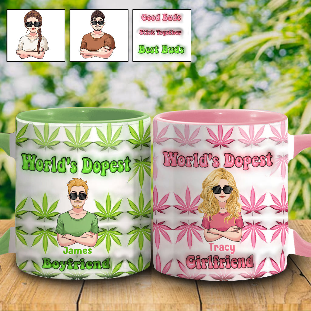 Best Buds - Personalized Weed Accent Mug