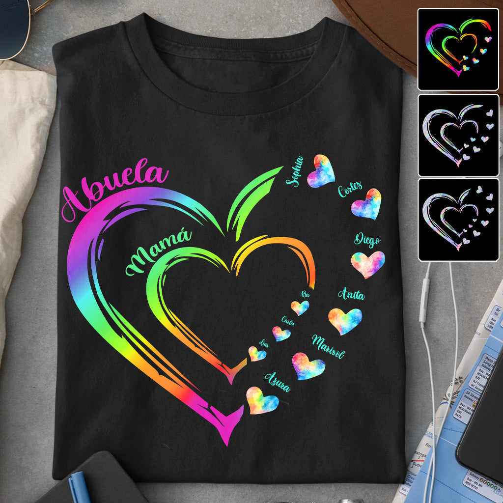 Bendecido De Ser llamado – Personalisiertes Oma-T-Shirt und Kapuzenpullover