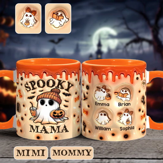 Halloween Boo Jee Mama - Personalisierte Tasse mit Muttermotiv
