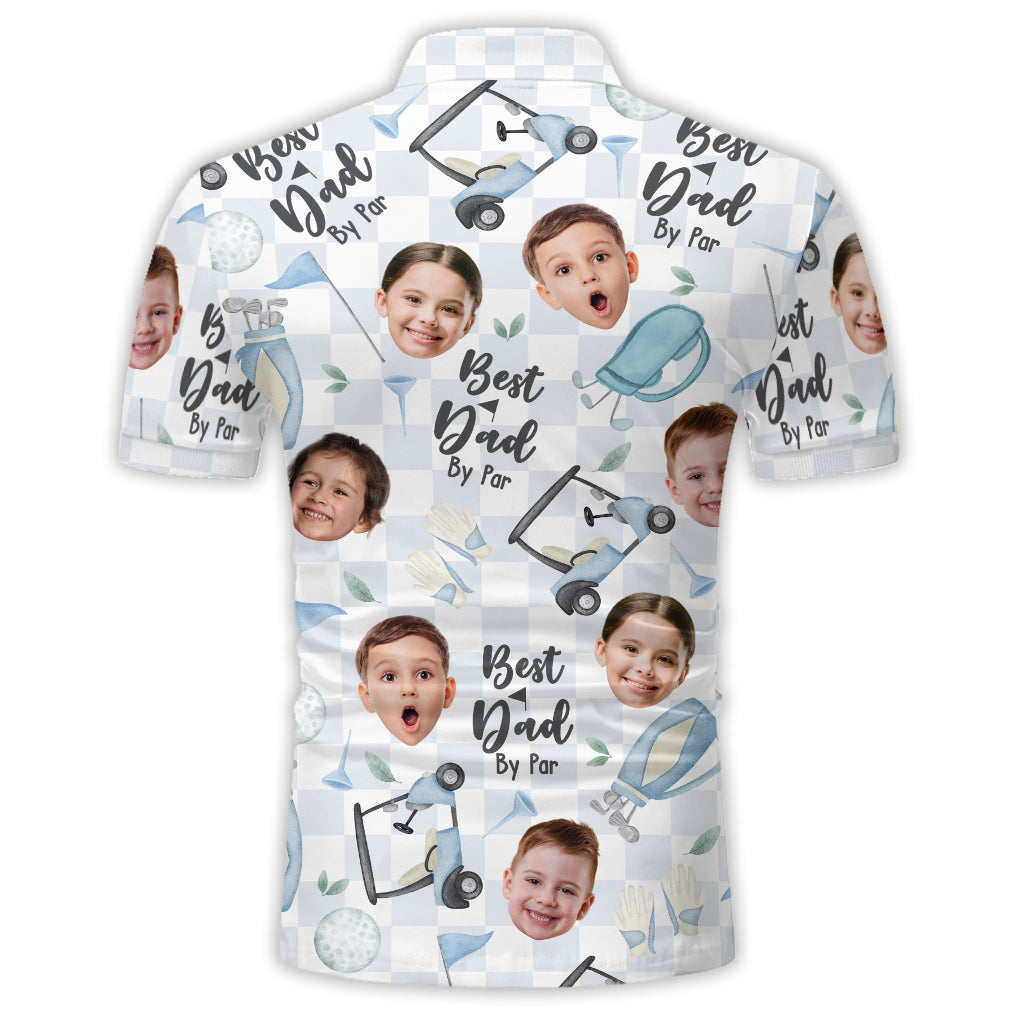 Bester Papa überhaupt – personalisiertes Golf-Poloshirt
