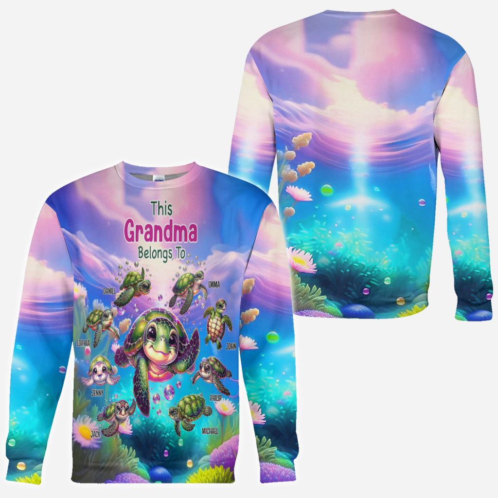 Dieses Oma-Shirt gehört zu - Personalisiertes Oma-Shirt