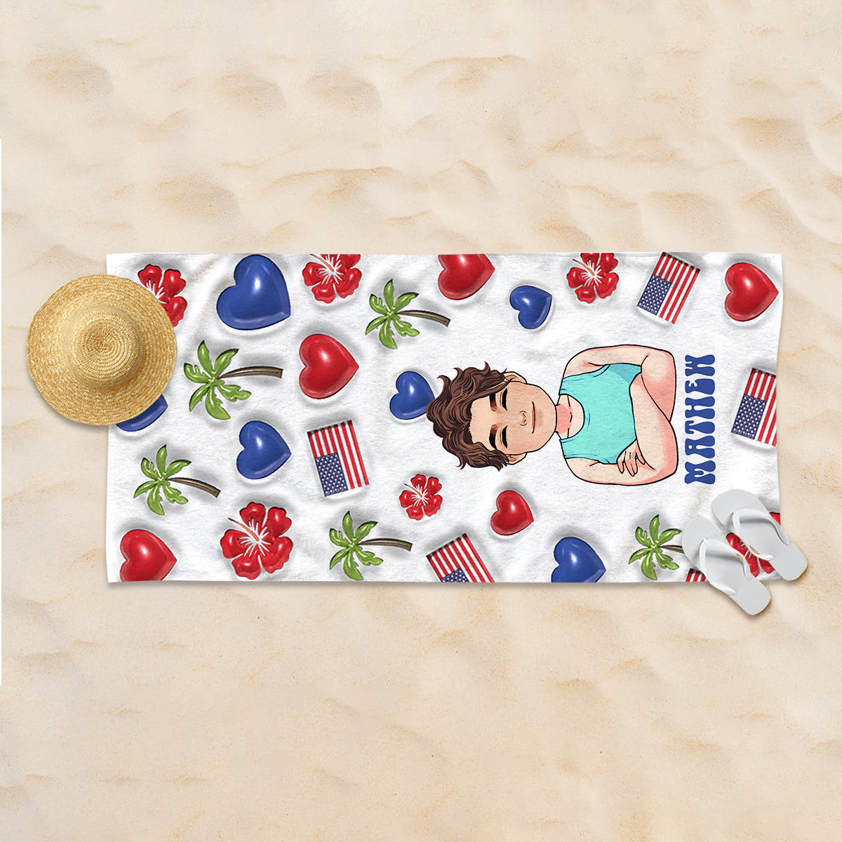 Life Is Better At The Beach - Personalized Sea Lover Beach Towel