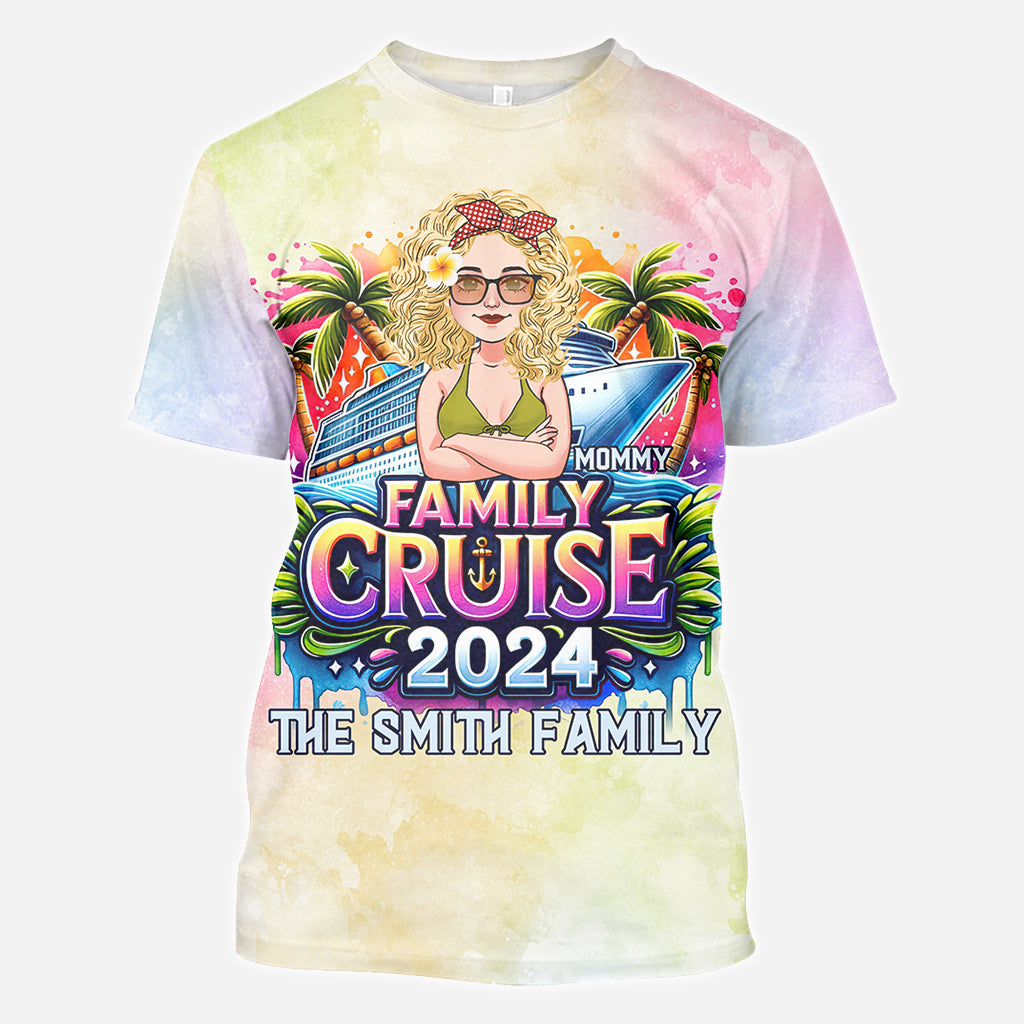Family Cruise - Personalized Cruising All Over Shirt