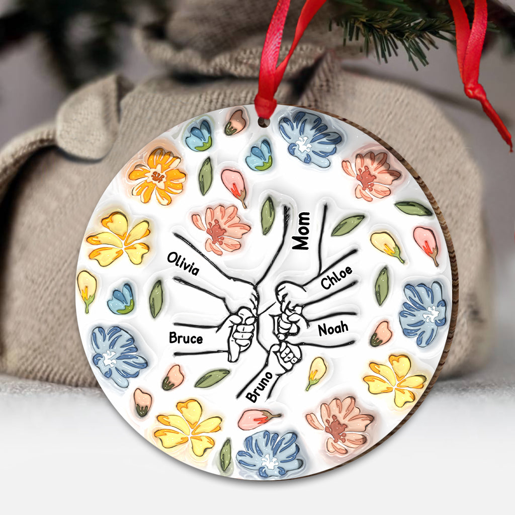 Händchenhaltende Liebe – Personalisierter Mutterschmuck