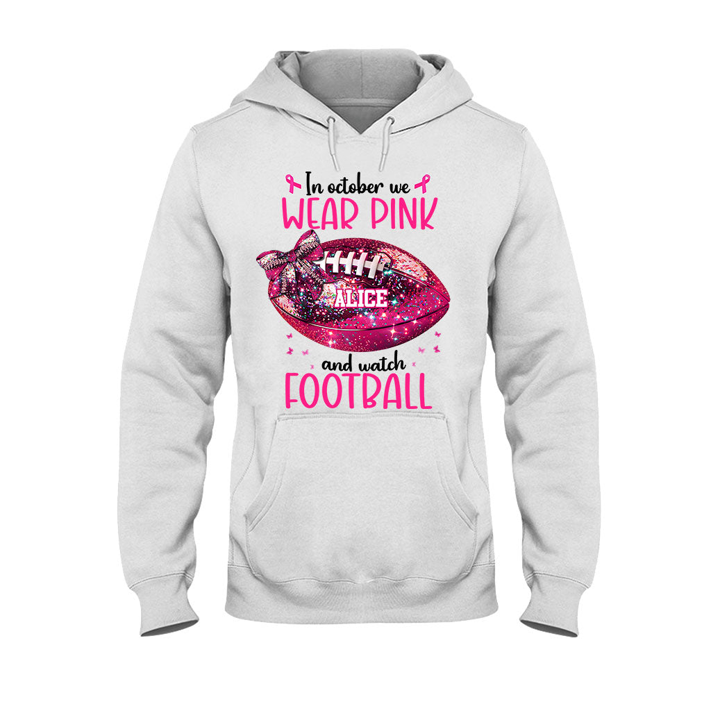 Im Oktober schauen wir zu – personalisiertes Fußball-T-Shirt und Hoodie