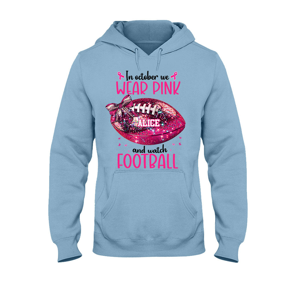 Im Oktober schauen wir zu – personalisiertes Fußball-T-Shirt und Hoodie