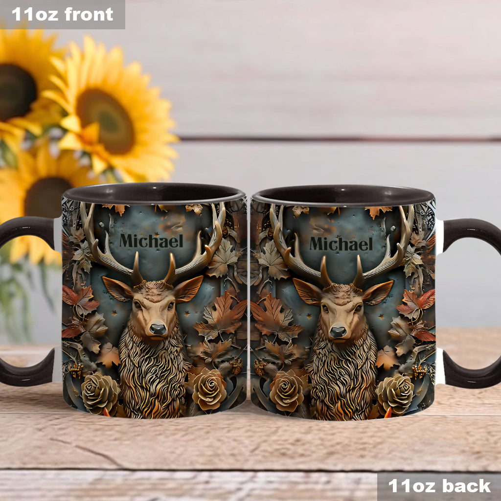 Liebe zur Jagd – Personalisierte Tasse mit Jagdmotiv
