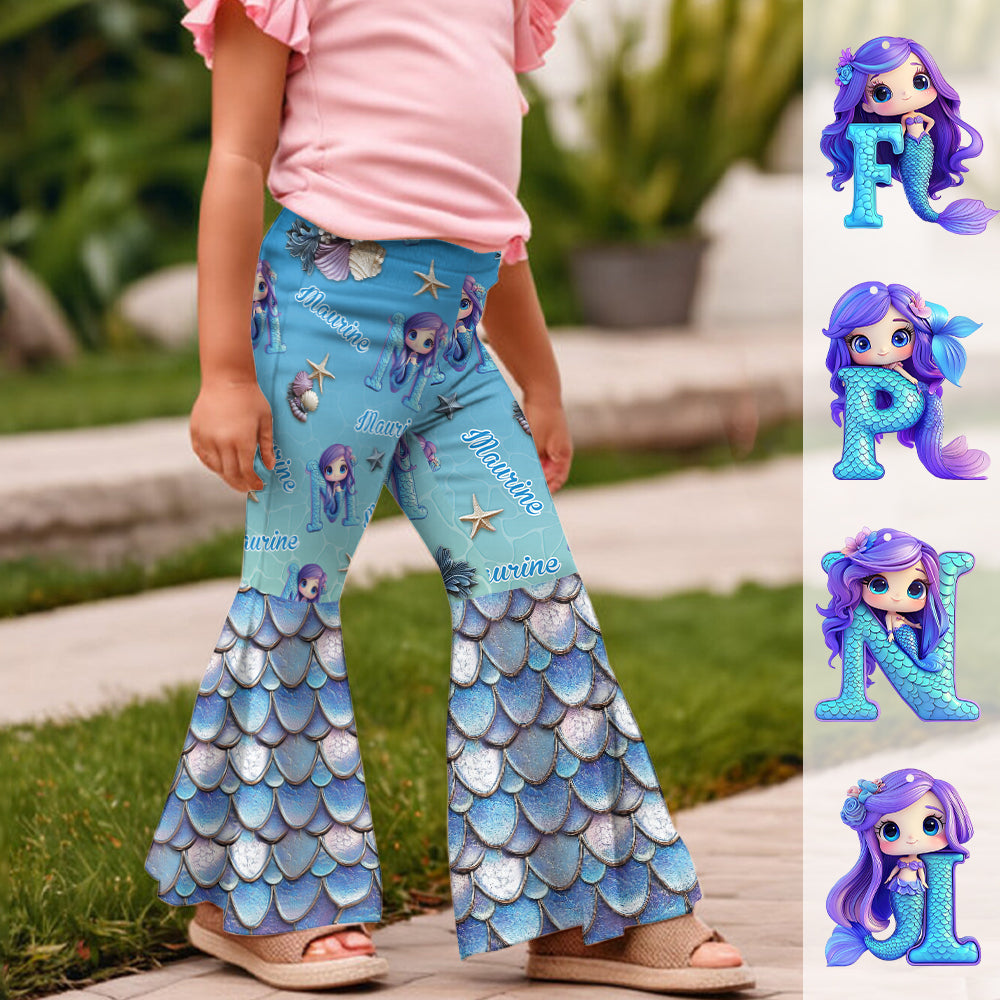 Wunderschöne Meerjungfrau - Personalisierte Leggings für Kinder