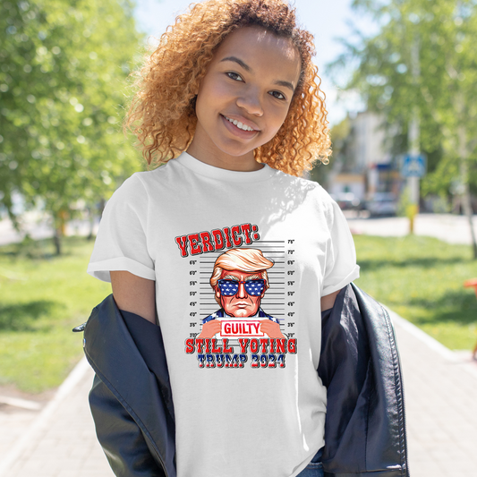 „Ich wähle immer noch Trump 2024“-T-Shirt, patriotisches Präsidenten-Shirt, T-Shirt mit Trump-Amerika-Flaggen-Design