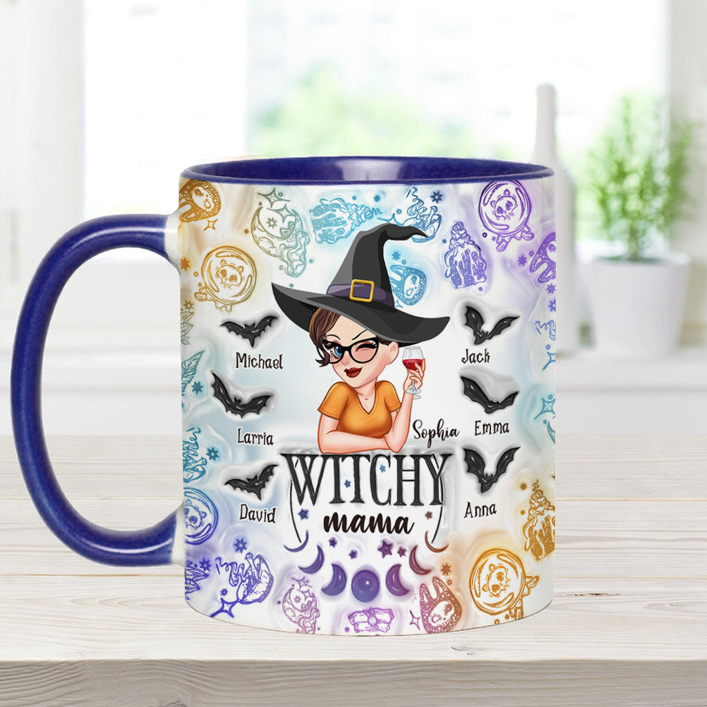Witchy Mama Grandma - Personalized Witch Accent Mug