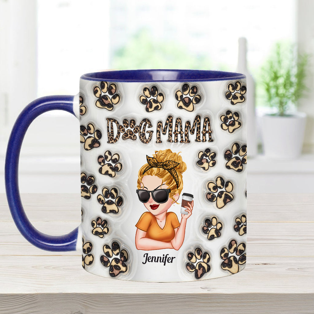 Baby Highland Cow Western Style - Personalisierte Tasse mit Hundemotiv