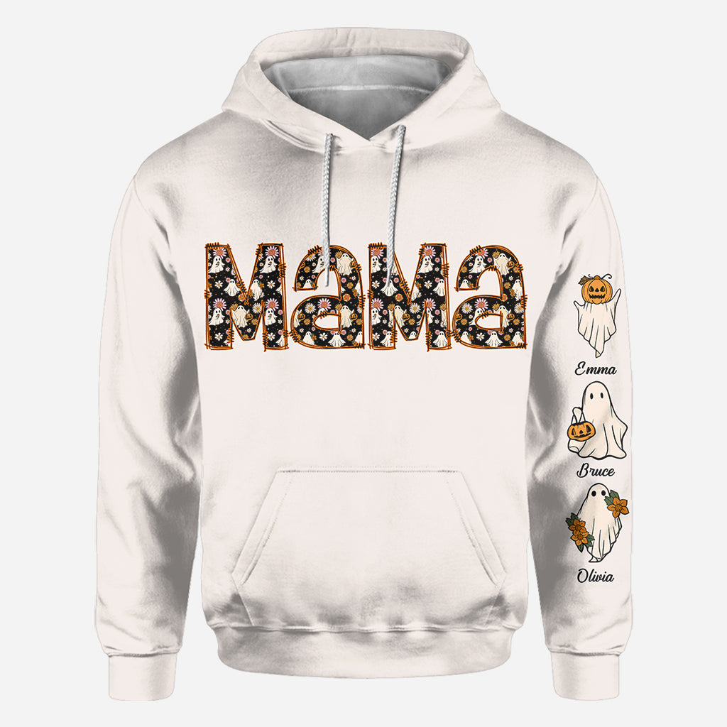 Spooky Mama Grandma - Personalized Mother All Over Shirt