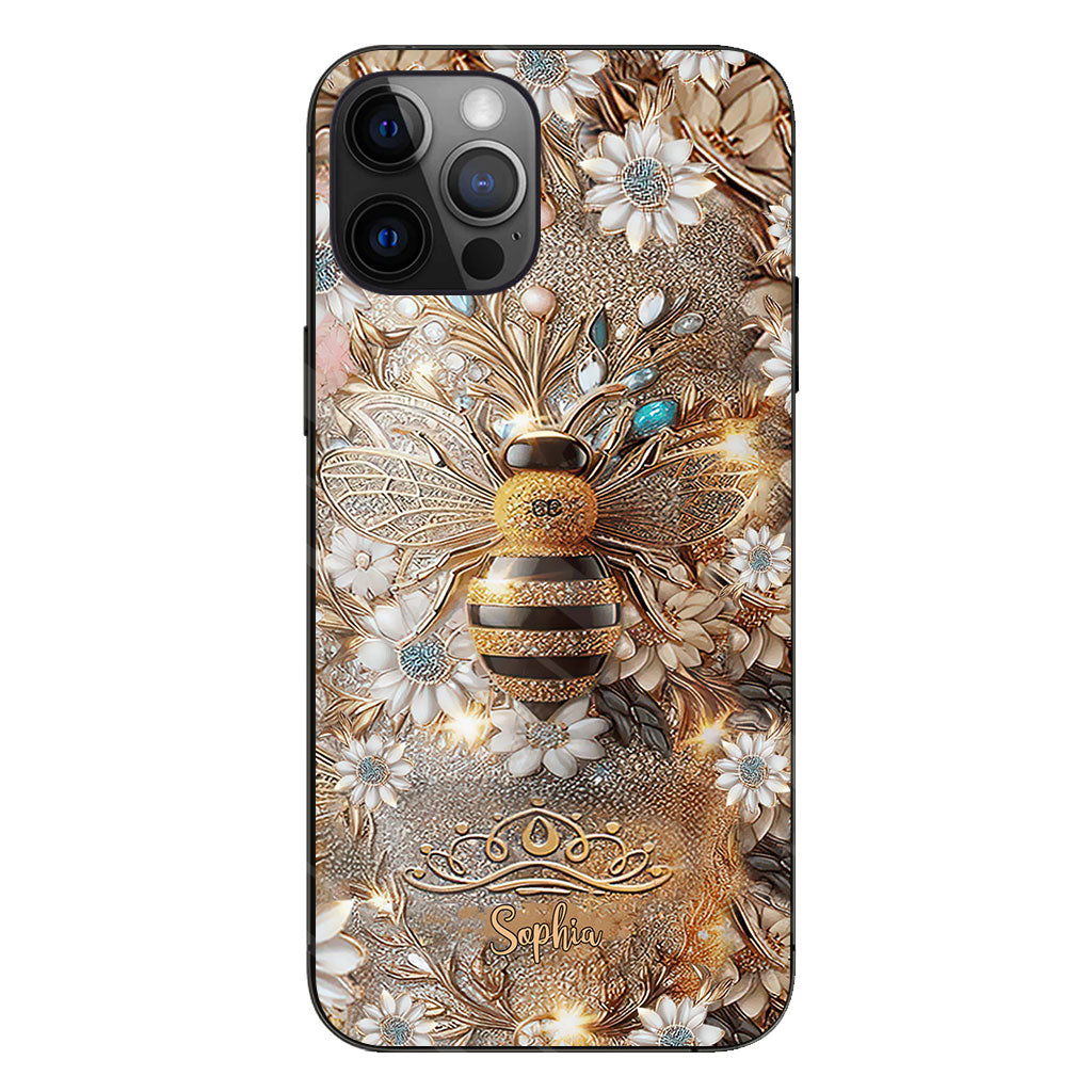 Queen Bee - Personalized Bee Clear Phone Case