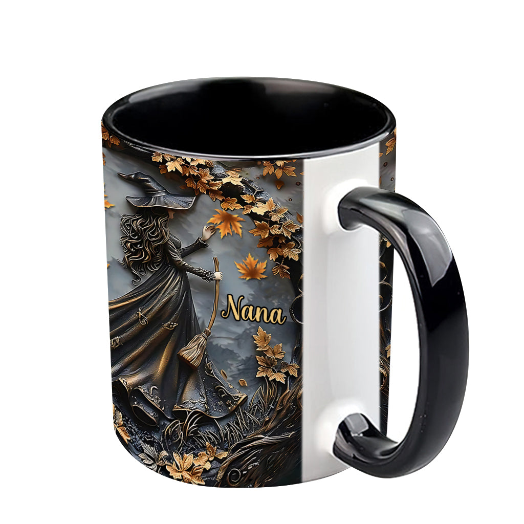 Fröhliches Halloween – personalisierte Tasse mit Oma-Akzent
