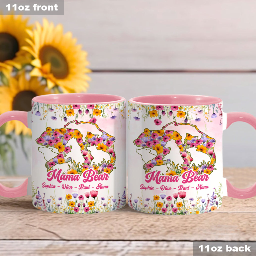 Mama Bär - Personalisierte Tasse mit Muttermotiv