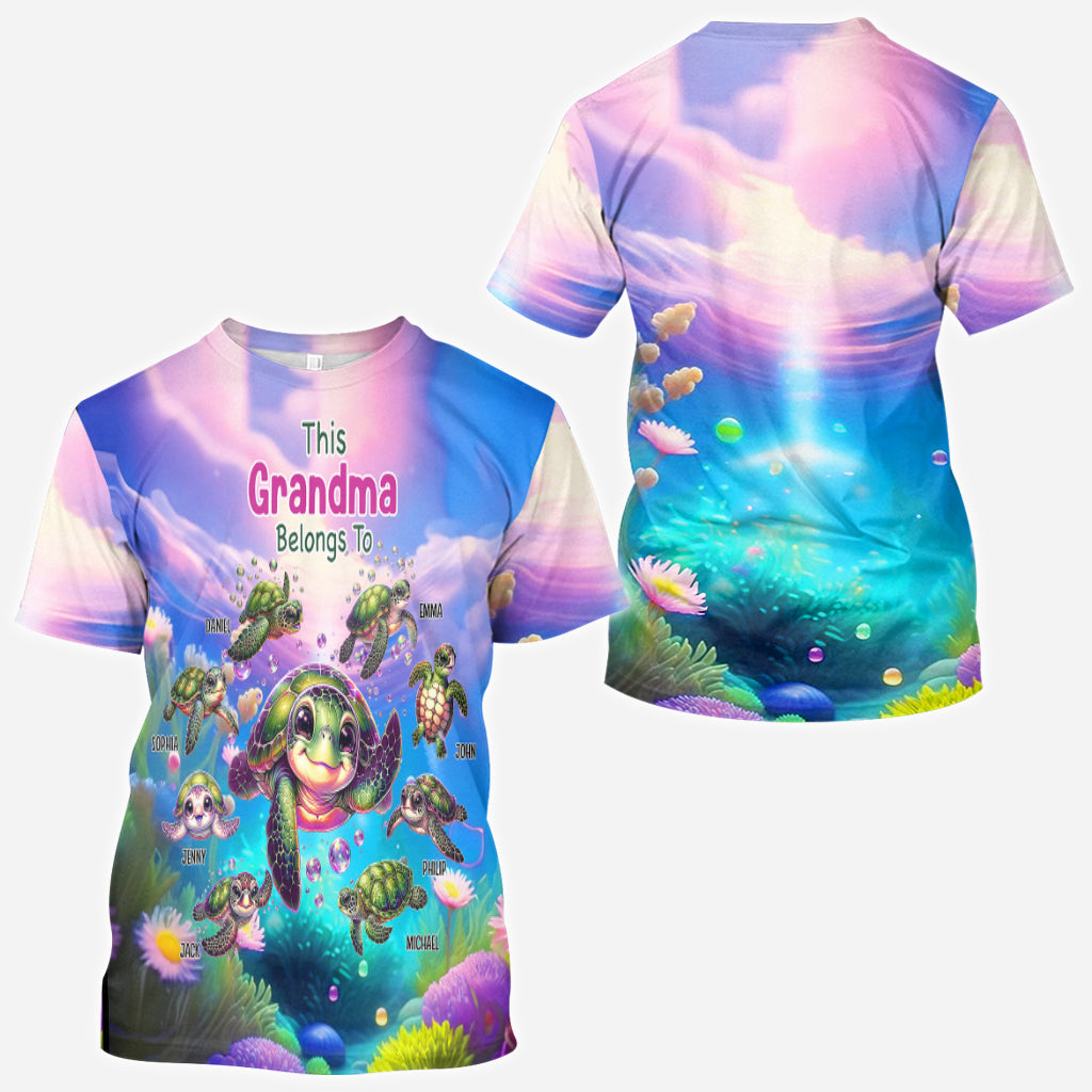 Dieses Oma-Shirt gehört zu - Personalisiertes Oma-Shirt