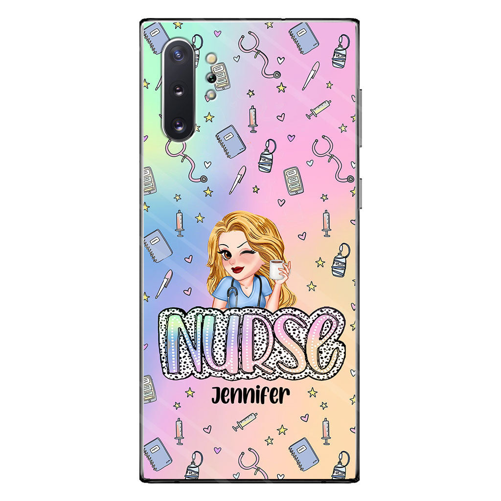 Nurse Life - Personalized Nurse Clear Phone Case