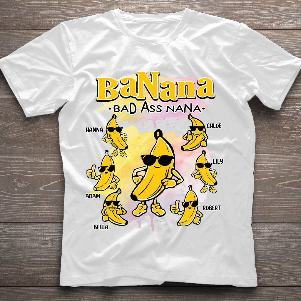 Banana Nana – Personalisiertes Oma-T-Shirt und Hoodie
