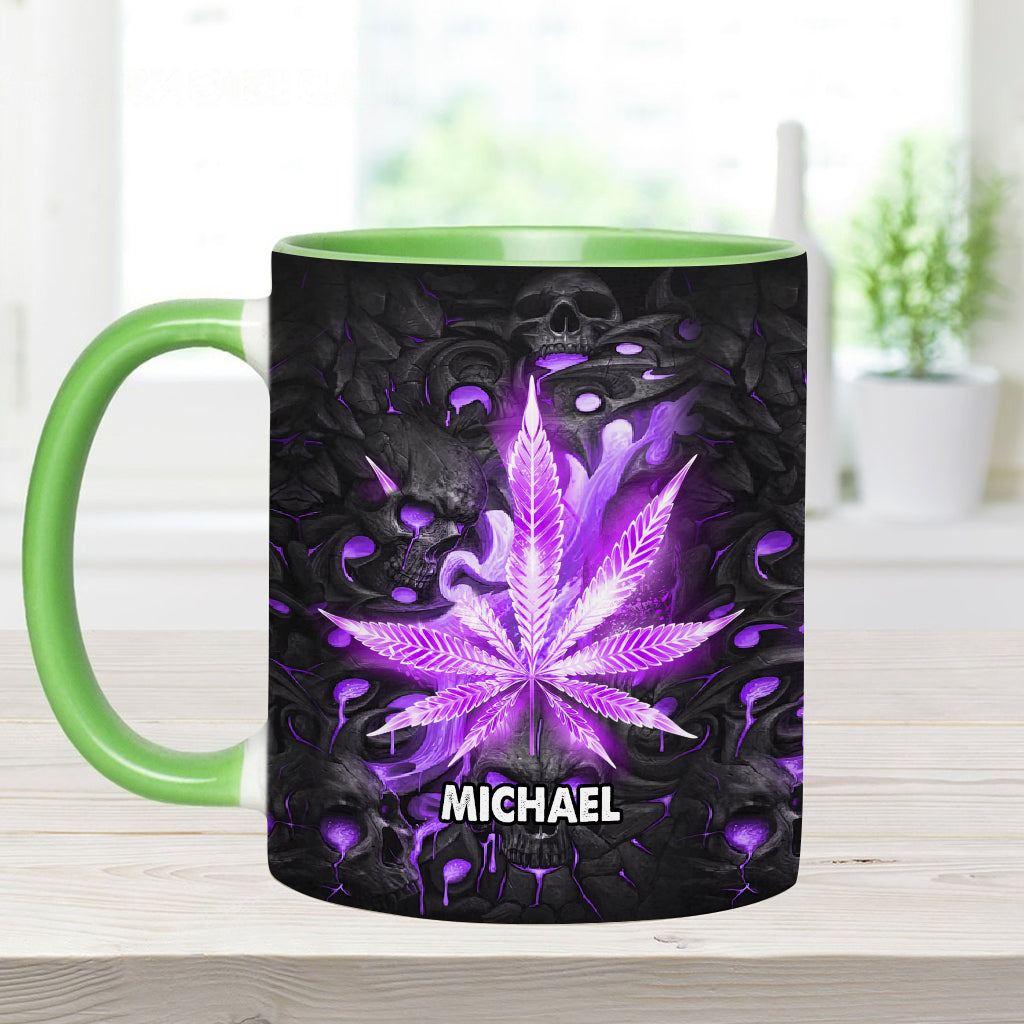 Free Your Mind - Personalized Weed Accent Mug