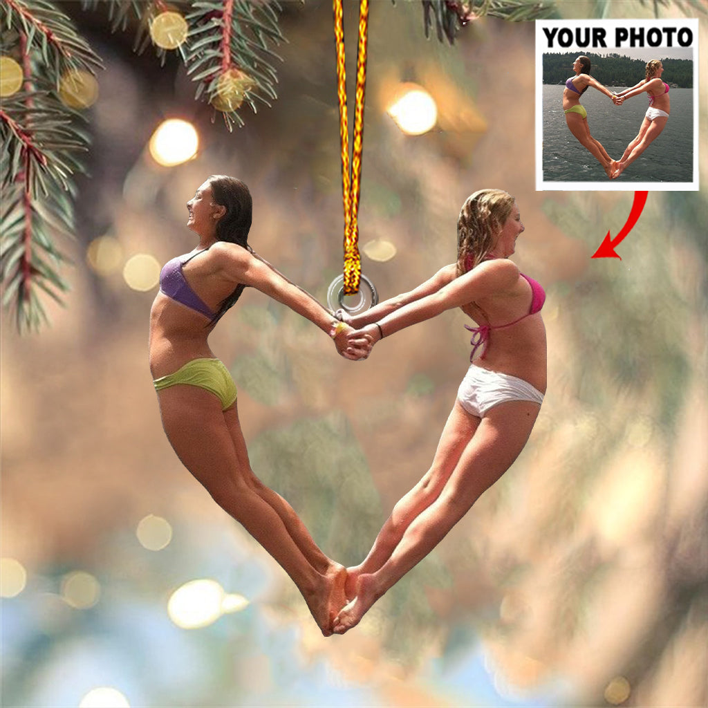 Foto-Weihnachtsbaumschmuck – Personalisierter Weihnachtsschmuck in individueller Form