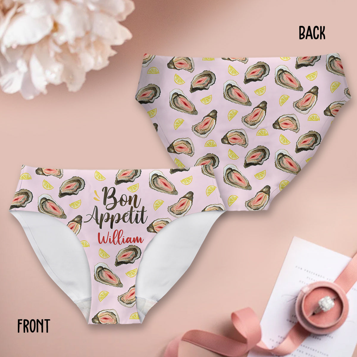 Bon Appétit – Personalisierte Damen-Pärchenslips