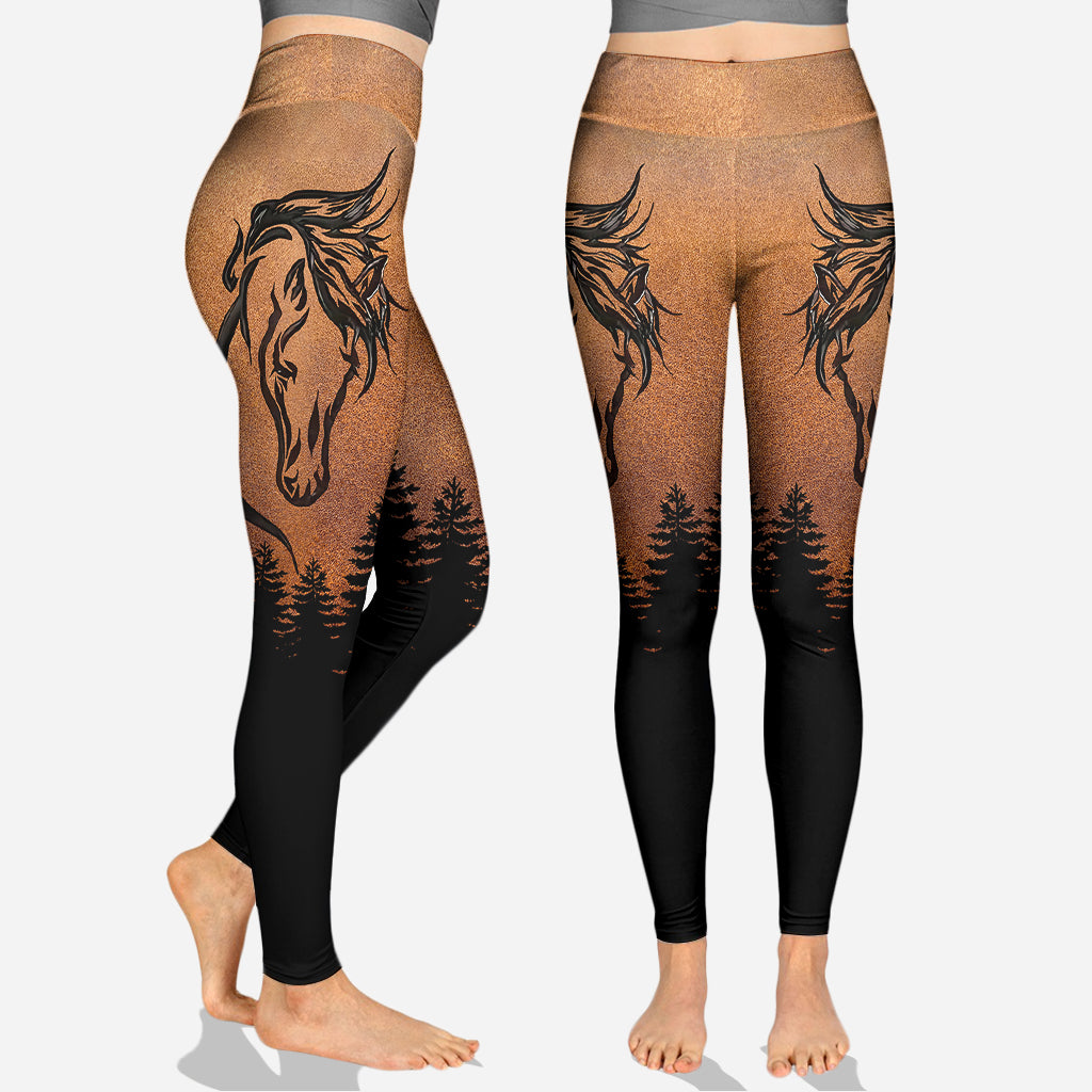 Love Horses - Personalized Horse Hoodie and Leggings