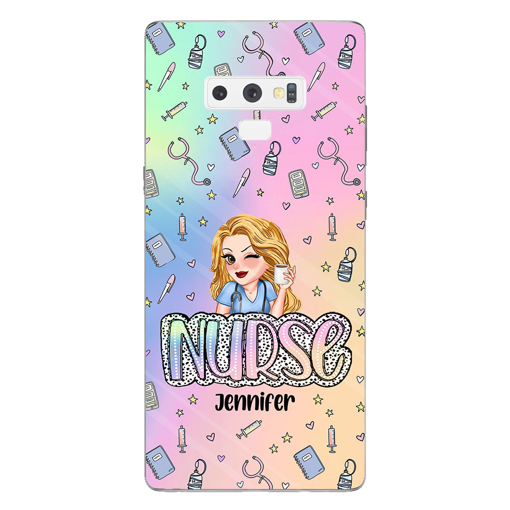 Nurse Life - Personalized Nurse Clear Phone Case