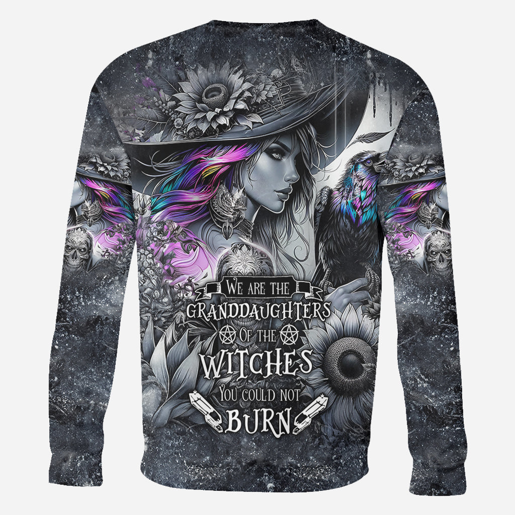 Flying High On Halloween Night - Personalized Witch All Over Shirt