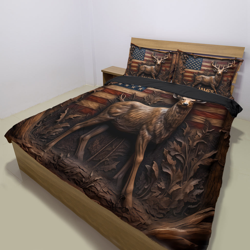 Liebe zur Jagd – Personalisiertes Jagd-Quilt-Set
