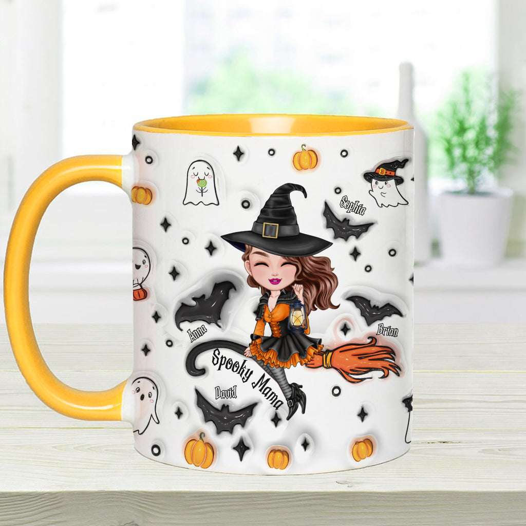 Gruselige Mama - Personalisierte Tasse mit Muttermotiv