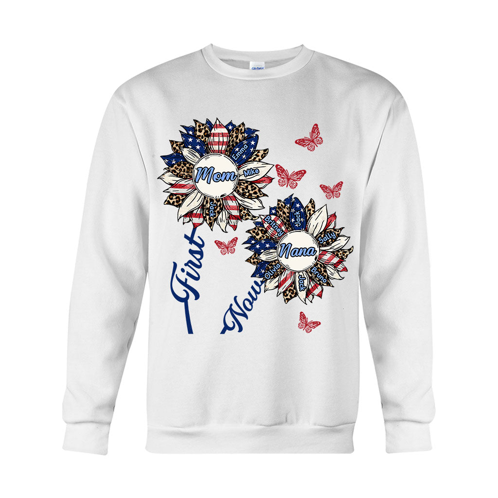 Erst Mama, jetzt Opa – Personalisiertes Oma-T-Shirt und Hoodie