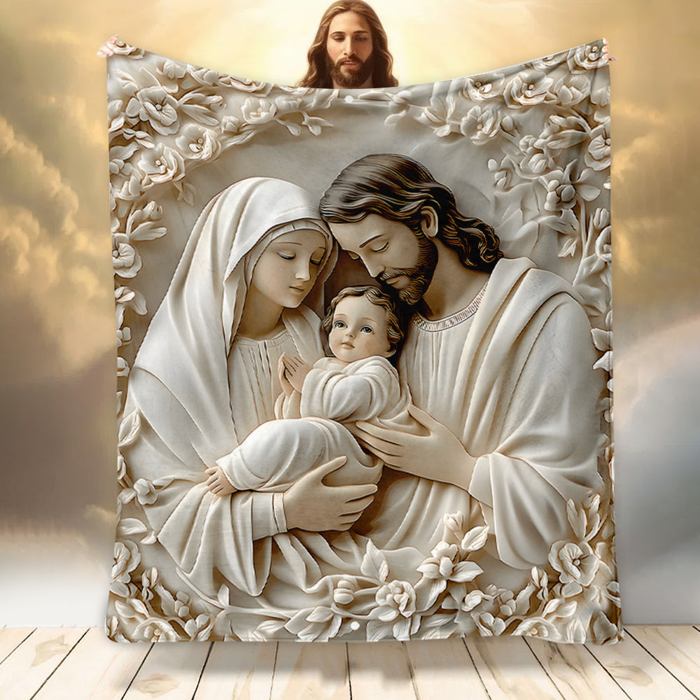 The Holy Family - Christian Blanket