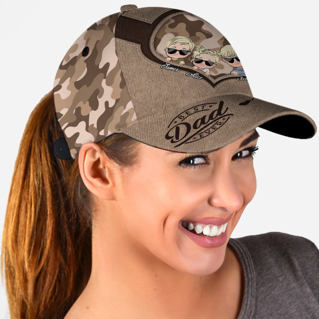 Bester Papa/Mama/Oma/Opa/Onkel... aller Zeiten – Personalisierte klassische Vaterkappe