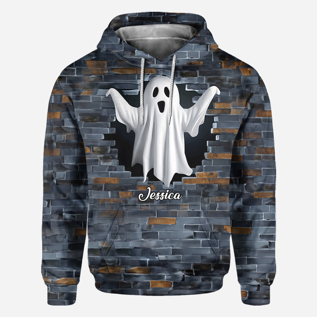 Lustiges Geisterpaar - Personalisiertes T-Shirt mit Pärchenmotiv