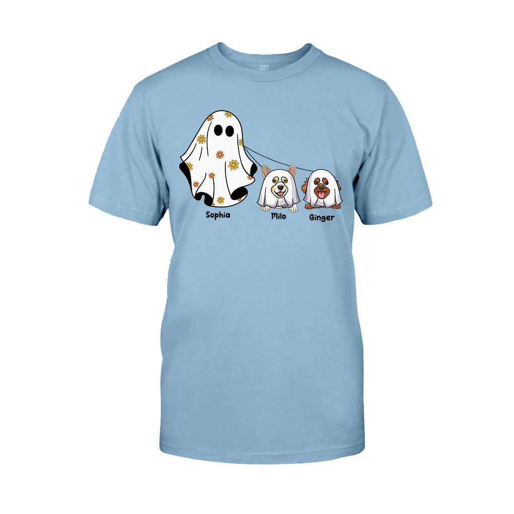 Niedliche Geister – Personalisiertes Hunde-T-Shirt und Hoodie